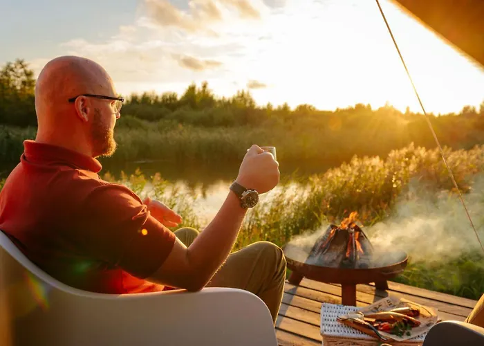 Сasa de vacaciones Glamping Pop-up - Fishing Village Riverside Center *